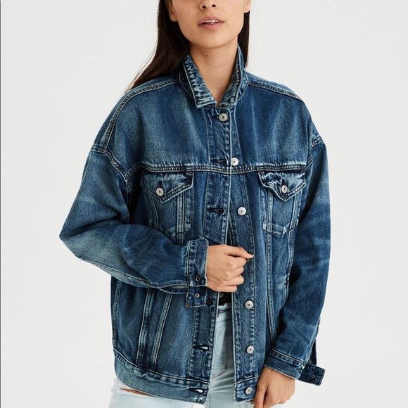 american eagle boyfriend denim jacket
